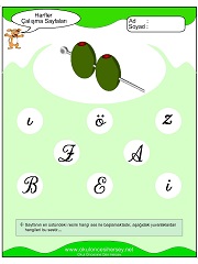 Z Sesi Çalışma Sayfaları